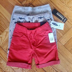 NWT Set of 3 sz 3T shorts - Gap, Old Navy, George